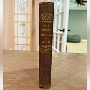 Antique book THE QUEEN'S PHYSICIAN by Edgar Maas 1948 King Christian VII